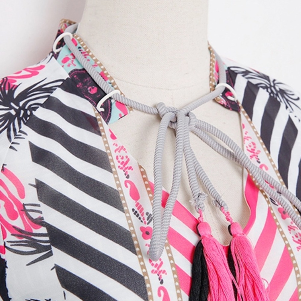 Runway Designer Replica Dress Couture Pink White - Picture 5 of 7